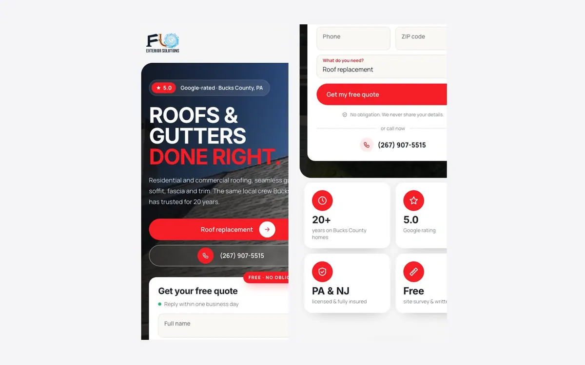 Mobile layout