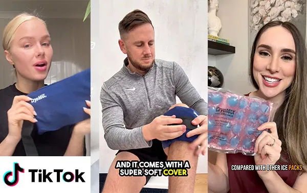 CryoMAX UGC creator videos for TikTok