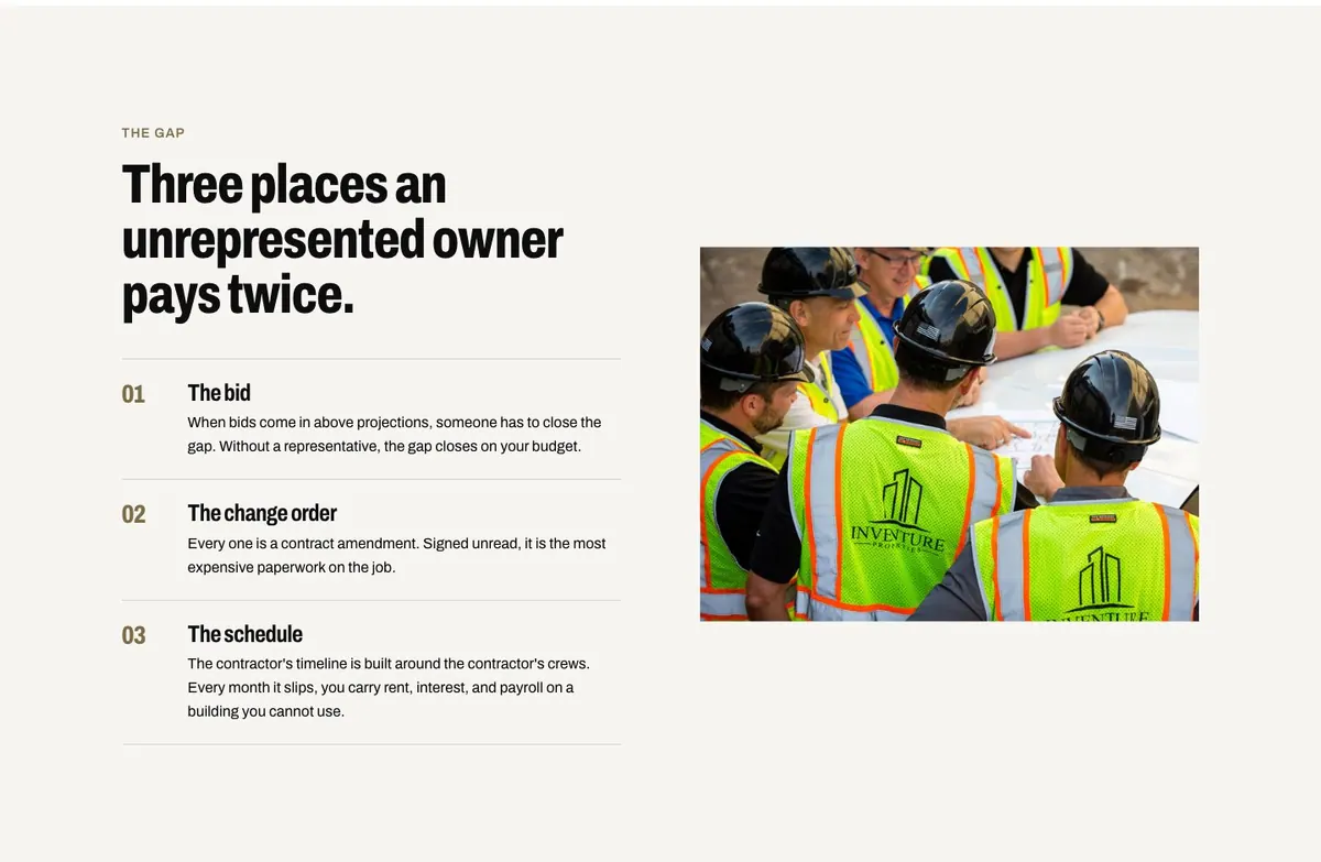 Where an unrepresented owner pays twice