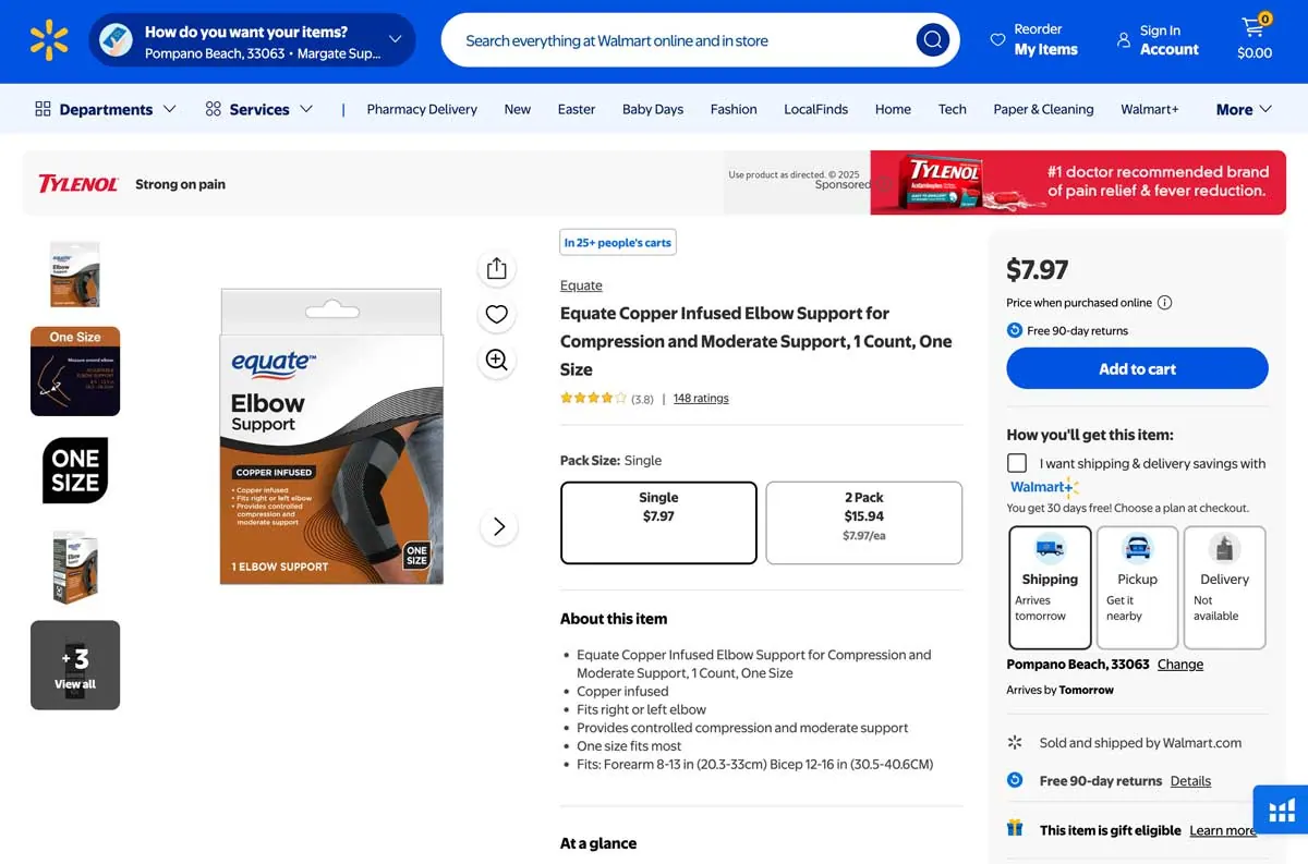 Equate on Walmart.com