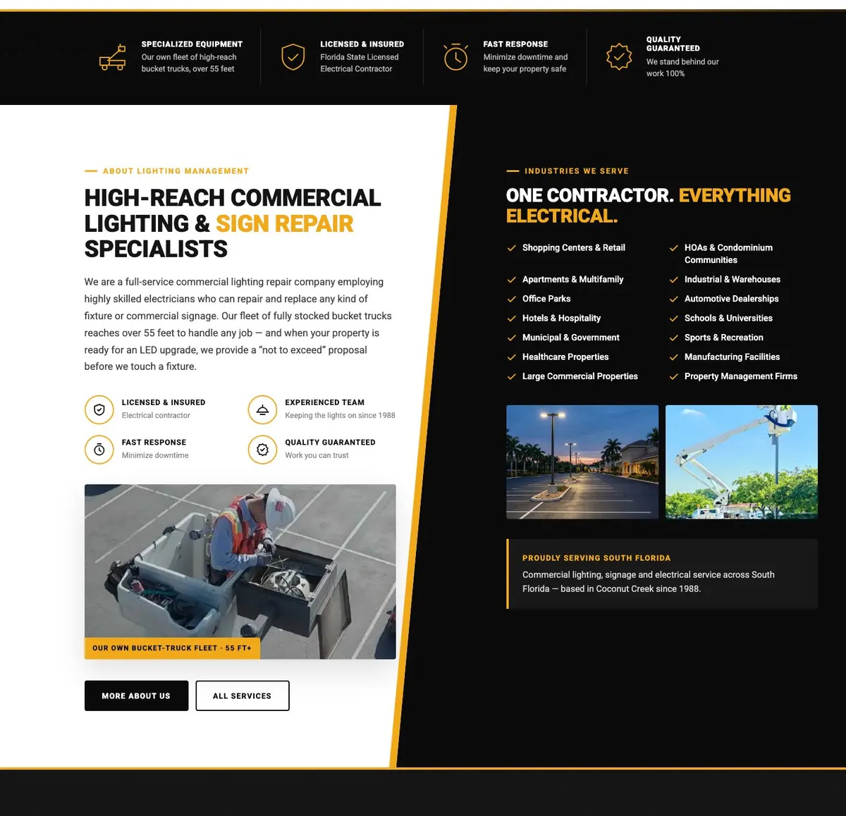 Specialties and industries